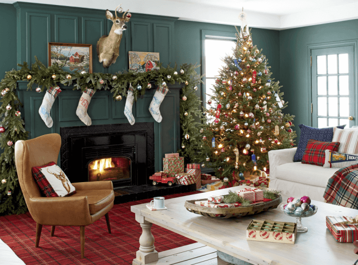 How to decorate a christmas bedroom