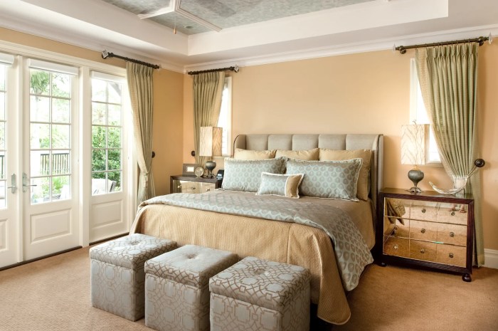 How to decorate a long master bedroom