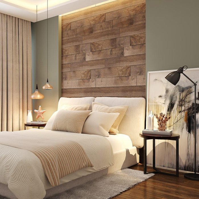 How to decorate bedroom wall