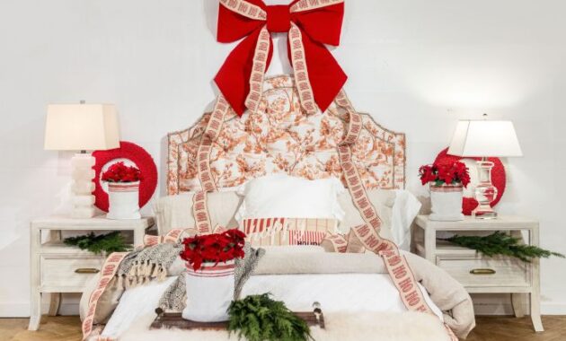 How to decorate a christmas bedroom