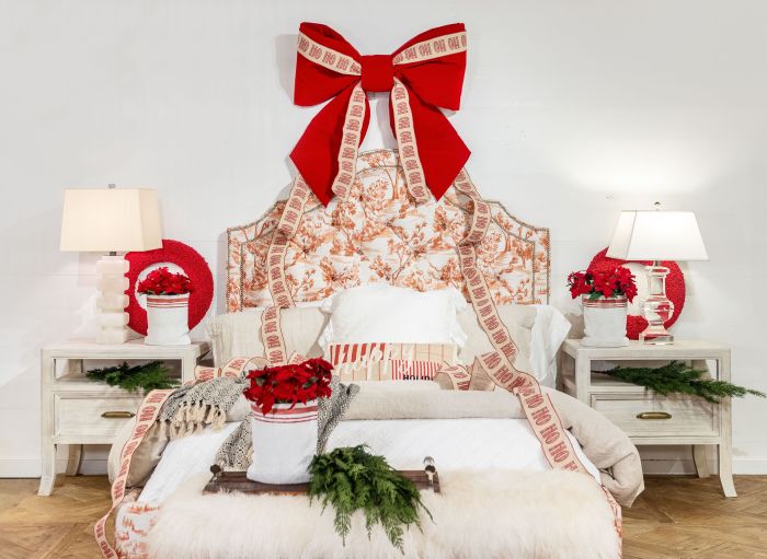 How to decorate a christmas bedroom