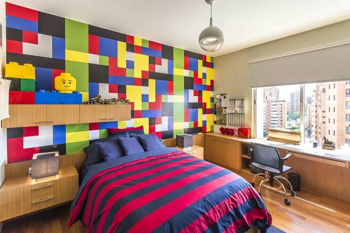 How to decorate a room for legos