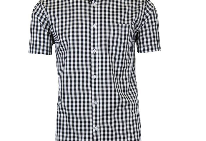 Short sleeve men dress shirt