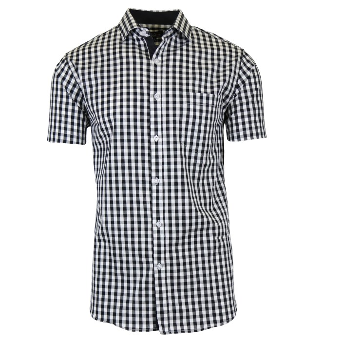 Short sleeve men dress shirt