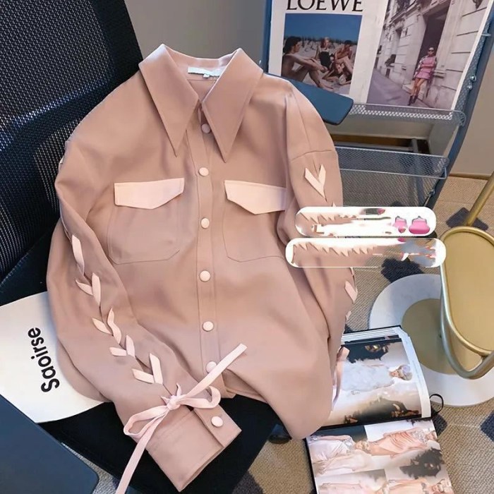 Pink dress shirt women's