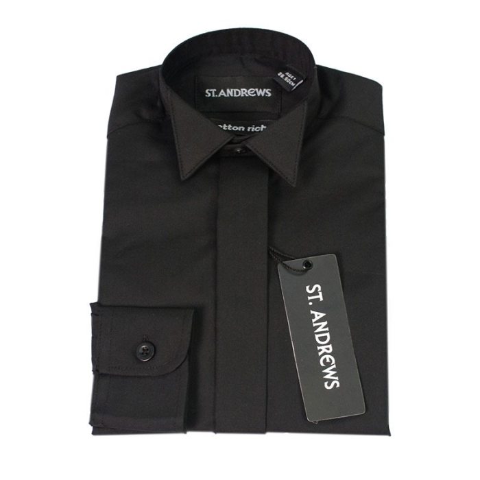 Men's wing collar dress shirts