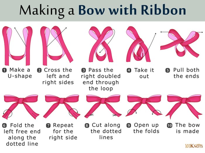 How to make a ribbon decoration