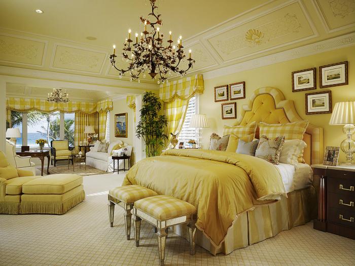 How to decorate a room with yellow walls