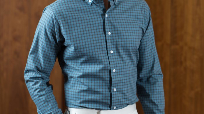 Custom fit men's dress shirts