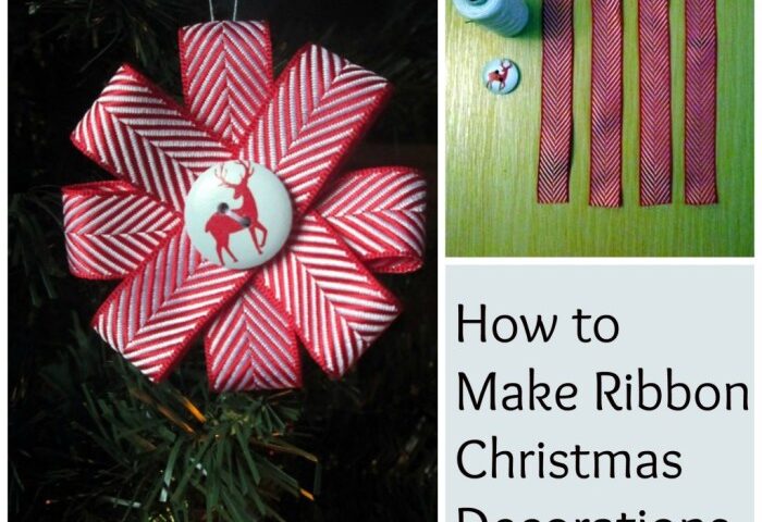 How to make a ribbon decoration