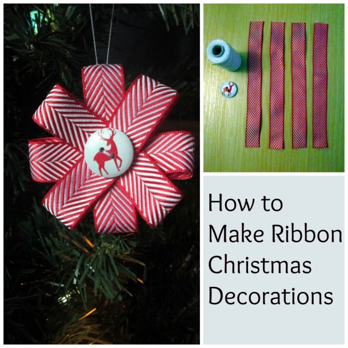 How to make a ribbon decoration