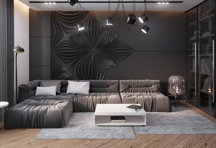 How to decorate a dark living room