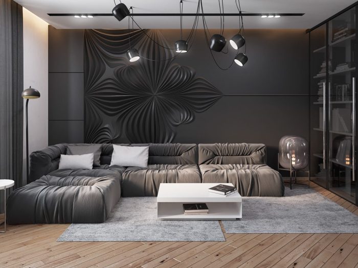 How to decorate a dark living room