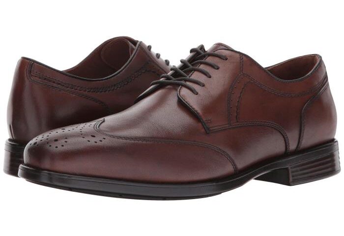 Mens brown dress shoes johnston and murphy