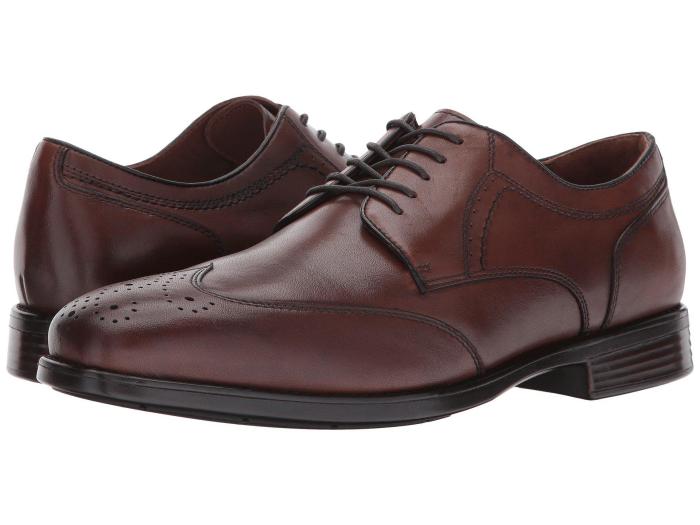 Mens brown dress shoes johnston and murphy