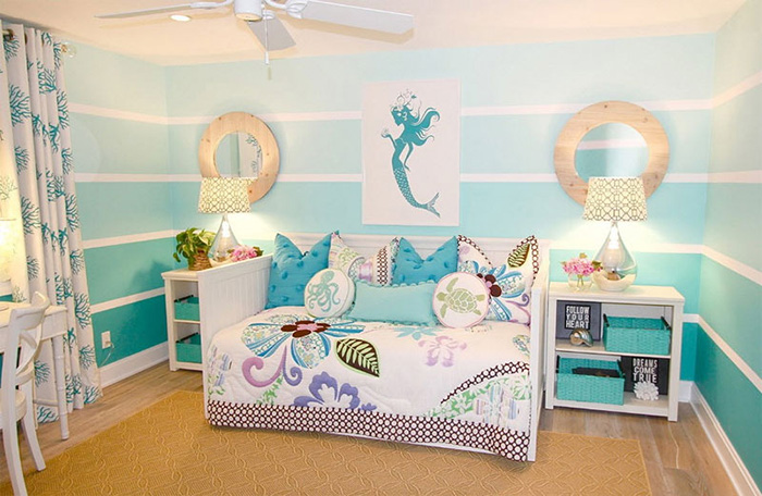 How to decorate a mermaid room