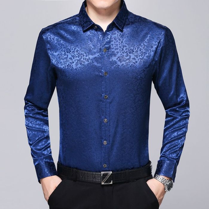 Blue dress shirts men